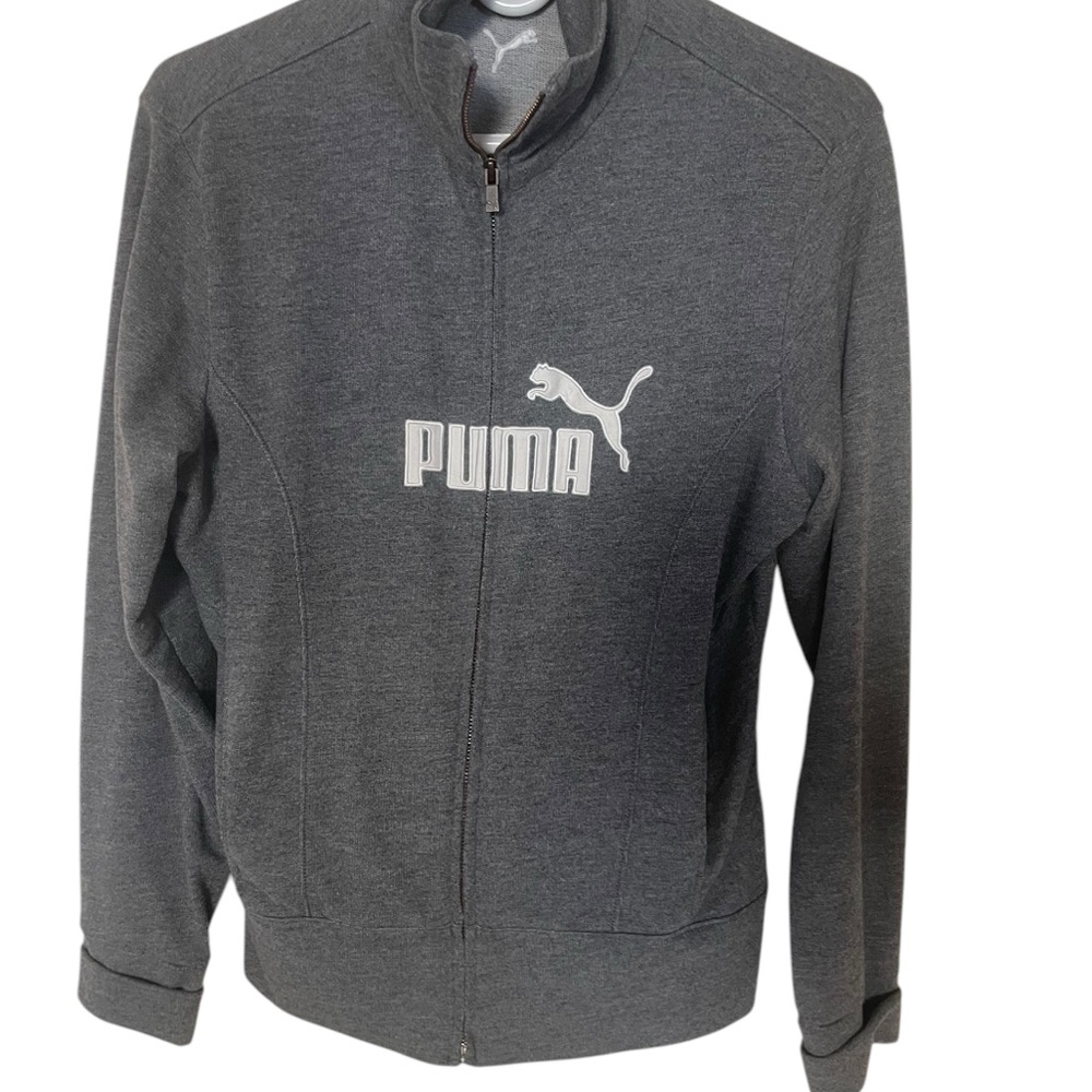 Puma Charcoal Zip-Up Jacket